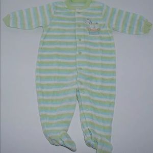 Infant Footed Sleeper Unisex Size 6 Months